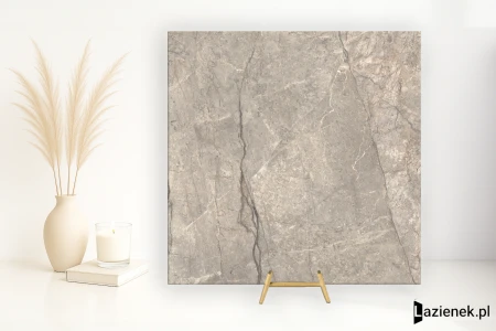 Caesar Anima Futura Amazing Silver 120x120 - płytka imitująca marmur