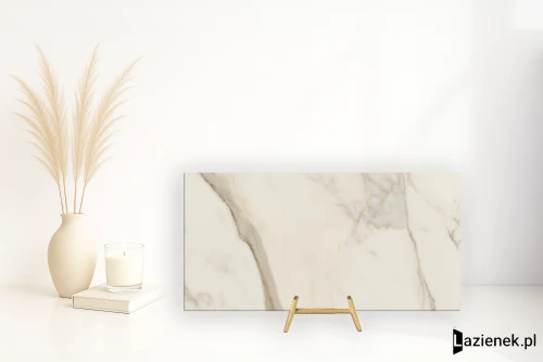 Przejdź do produktu Caesar Anima Futura Golden White polerowana 60x120 cm gr. 9 mm - płytka rektyfikowana / AGB4