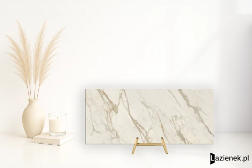 Przejdź do produktu Caesar Anima Futura Golden White satynowa 120x278 cm gr. 6 mm - płytka rektyfikowana / AHU9