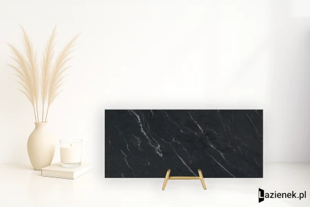 Caesar Anima Futura Unique Black satynowa 120x278 - płytka imitująca marmur