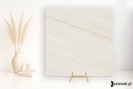 Caesar Anima Wonder Snow 120x120 - płytka imitująca marmur