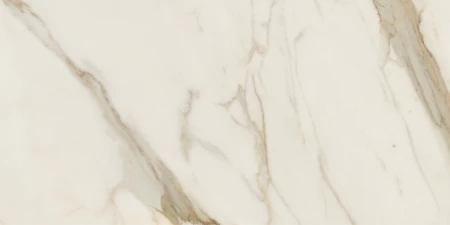 Caesar Anima Futura Golden White prążkowana 3D 60x120 - płytka imitująca marmur