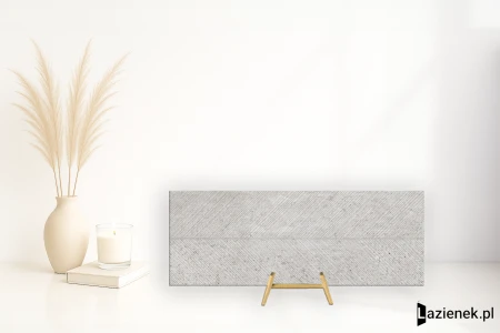 Porcelanosa Prada Acero 45x120 - płytka imitująca kamień