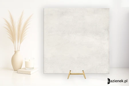 Ascot City Bianco 60x60 - płytka imitująca beton