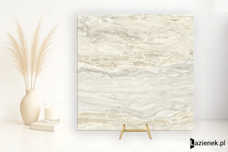 Ascot Gemstone Ivory 60x60 - płytka imitująca marmur