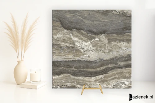 Przejdź do produktu Ascot Gemstone Taupe błyszcząca 60x60 cm gr. 10 mm - płytka rektyfikowana / 02GN606RL