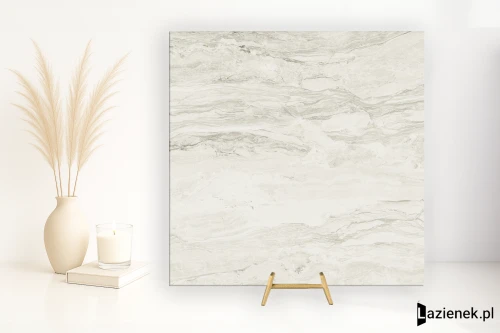 Przejdź do produktu Ascot Gemstone White błyszcząca 60x60 cm gr. 10 mm - płytka rektyfikowana / 02GN601RL