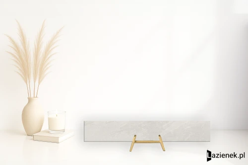 Przejdź do produktu Ascot Gentle Stone White matowa 10x60 cm gr. 9 mm - płytka rektyfikowana / 02GST1061R