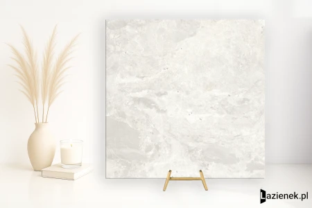 Ascot Mun White 90x90 - płytka imitująca kamień