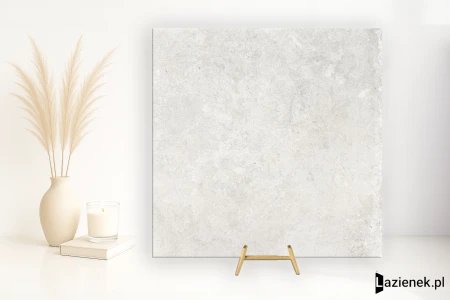 Ascot Saint Remy Avorio zewnętrzna antypoślizgowa 90x90 - płytka imitująca kamień