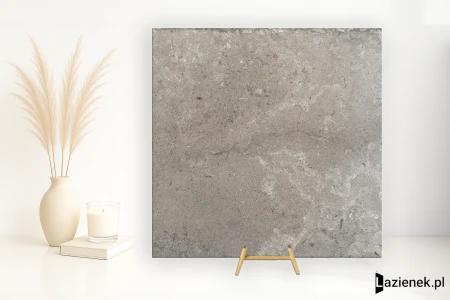 Ascot Signature Stone Dark zewnętrzna antypoślizgowa 90x90 - płytka imitująca kamień