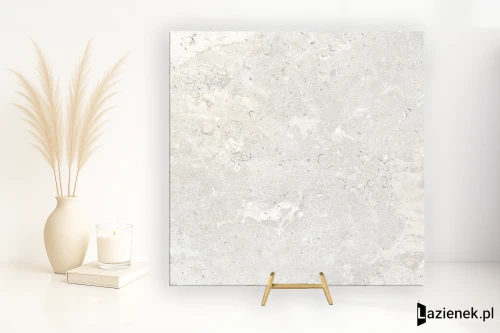 Przejdź do produktu Ascot Signature Stone White matowa 60x60 cm gr. 10 mm - płytka rektyfikowana / 02DSS610R