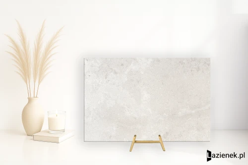 Przejdź do produktu Ascot Signature Stone White matowa 60x90 cm gr. 10 mm - płytka rektyfikowana / 02DSS6910R