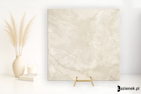 Ascot Venus Amber Cross jedwabi 120x120 - płytka imitująca marmur