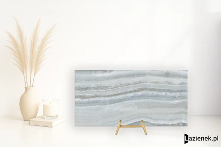 Ascot Venus Azul Veined jedwabi 60x120 - płytka imitująca marmur