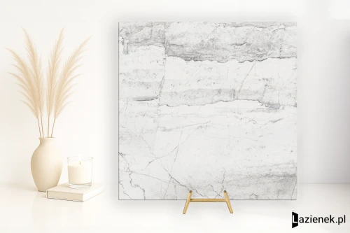 Przejdź do produktu Tuscania Athena Bianco satynowa 61x61 cm gr. 9 mm - płytka rektyfikowana / I7I0