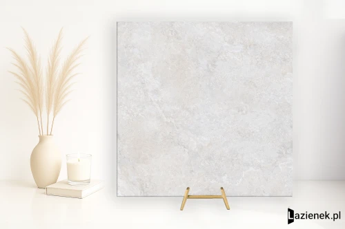 Przejdź do produktu Tuscania Dolomia Stone White matowa 122.2x122.2 cm gr. 9 mm - płytka rektyfikowana / O1G4