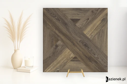 Przejdź do produktu Tuscania Intarsio Moro matowa 61x61 cm gr. 9 mm - płytka rektyfikowana / M5L9