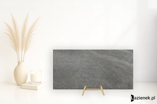 Przejdź do produktu Tuscania Limestone Coal matowa 61x122.2 cm gr. 9 mm - płytka rektyfikowana / L4W2