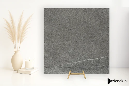 Przejdź do produktu Tuscania Limestone Coal matowa 61x61 cm gr. 9 mm - płytka rektyfikowana / L3W4