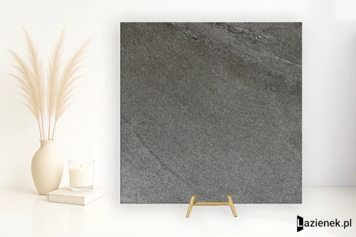 Przejdź do produktu Tuscania Limestone Coal antypoślizgowa R11 61x61 cm gr. 20 mm - płytka rektyfikowana / L5W9
