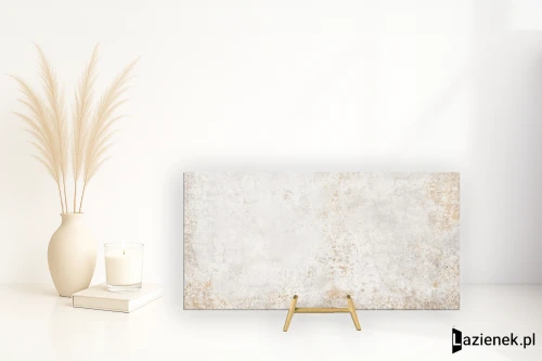 Przejdź do produktu Tuscania Metallica Metropolitan Nichel matowa 61x122.2 cm gr. 9 mm - płytka rektyfikowana / M6H3