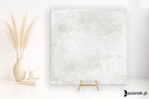 Przejdź do produktu Tuscania Meteora Bianco matowa 90x90 cm gr. 9 mm - płytka rektyfikowana / L9X0