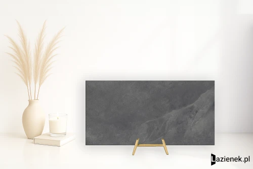 Przejdź do produktu Tuscania Slash Dark Grey matowa 61x122.2 cm gr. 9 mm - płytka rektyfikowana / M6W3