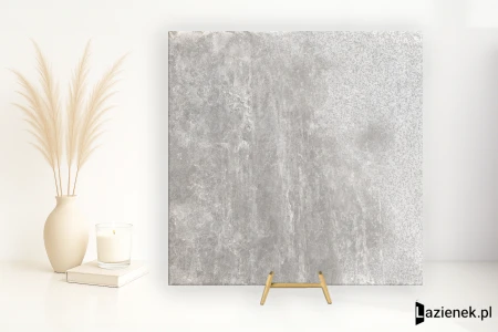 Rondine Ardesie Grey błyszcząca 60x60 - płytka imitująca kamień