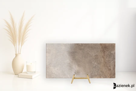 Rondine Ardesie Taupe błyszcząca 60x120 - płytka imitująca kamień