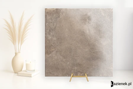 Rondine Ardesie Taupe błyszcząca 60x60 - płytka imitująca kamień