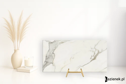 Przejdź do produktu Rondine Canova Calacatta Gold półpolerowana 60x120 cm gr. 9 mm - płytka rektyfikowana / J93272