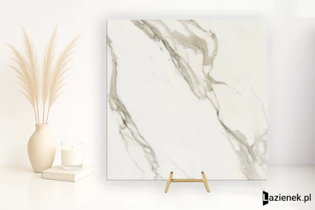 Rondine Canova Calacatta Gold 120x120 - płytka imitująca marmur