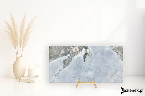 Przejdź do produktu Rondine Invisible Blue półpolerowana 60x120 cm gr. 9 mm - płytka rektyfikowana / J92959