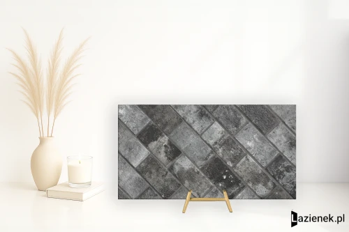 Przejdź do produktu Rondine London Charcoal matowa 13x25 cm gr. 10 mm - płytka nierektyfikowana / J85940