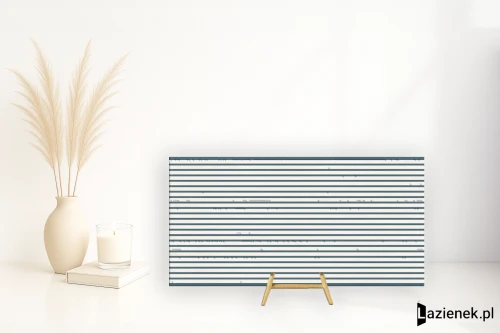 Przejdź do produktu Rondine Ludo Nova 3D Bianco Blu matowa 60x120 cm gr. 8 mm - płytka rektyfikowana / J93262