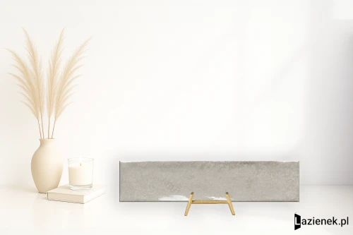 Przejdź do produktu Rondine Marrakech Light Grey wysoki połysk 4.8x20 cm gr. 10 mm - płytka nierektyfikowana / J92241