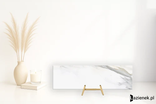 Przejdź do produktu Colorker Calacatta Gold White błyszcząca 31.6x100 cm gr. 10 mm - płytka rektyfikowana / 223583
