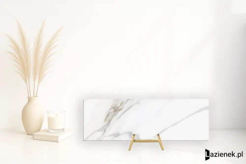 Przejdź do produktu Colorker Calacatta Gold White matowa 39.6x119.2 cm gr. 7 mm - płytka rektyfikowana / 224268