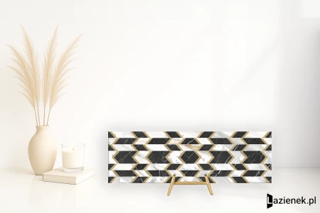 Colorker Calacatta Gold White błyszcząca 31.6x100 - płytka imitująca marmur