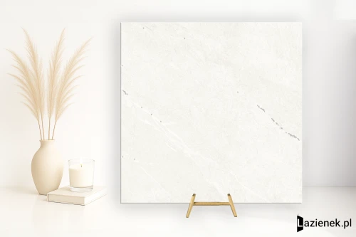 Przejdź do produktu Colorker Dhara White matowa 120x120 cm gr. 10 mm - płytka rektyfikowana / 230270