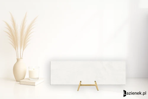 Przejdź do produktu Colorker Enya White matowa 31.6x100 cm gr. 10 mm - płytka rektyfikowana / 230407