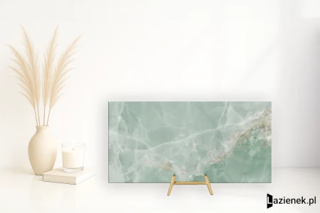 Colorker Muse Green błyszcząca 29.5x59.5 - płytka imitująca marmur