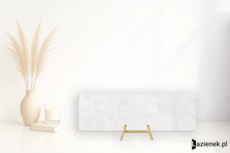 Colorker Premiere White 31.6x100 - płytka imitująca beton