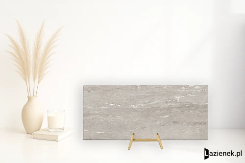 Przejdź do produktu Fondovalle Alpine Light Grey Vein strukturalna 3D 120x278 cm gr. 6 mm - płytka rektyfikowana / ALP073