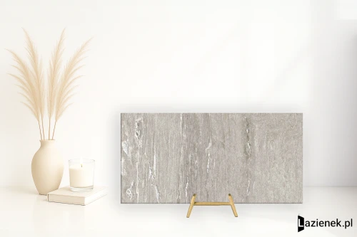Przejdź do produktu Fondovalle Alpine Light Grey Vein strukturalna 3D 60x120 cm gr. 9 mm - płytka rektyfikowana / ALP003