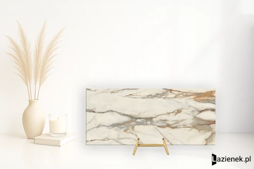 Przejdź do produktu Fondovalle Infinito 2.0 Calacatta Macchia Vecchia polerowana 120x278 cm gr. 6 mm - płytka rektyfikowana / INF1878