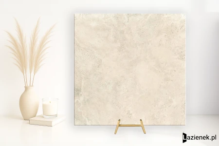 Fondovalle Royal Travertino Ebur Cross 120x120 - płytka imitująca marmur