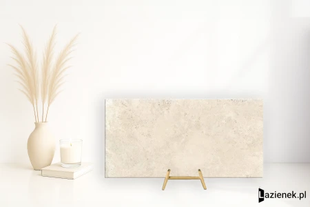 Fondovalle Royal Travertino Ebur Cross 60x120 - płytka imitująca marmur