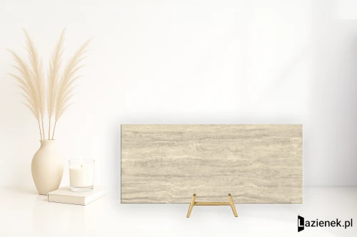 Przejdź do produktu Fondovalle Royal Travertino Navona Vein strukturalna 3D wyk. satyna 120x278 cm gr. 6 mm - płytka rektyfikowana / ROT186